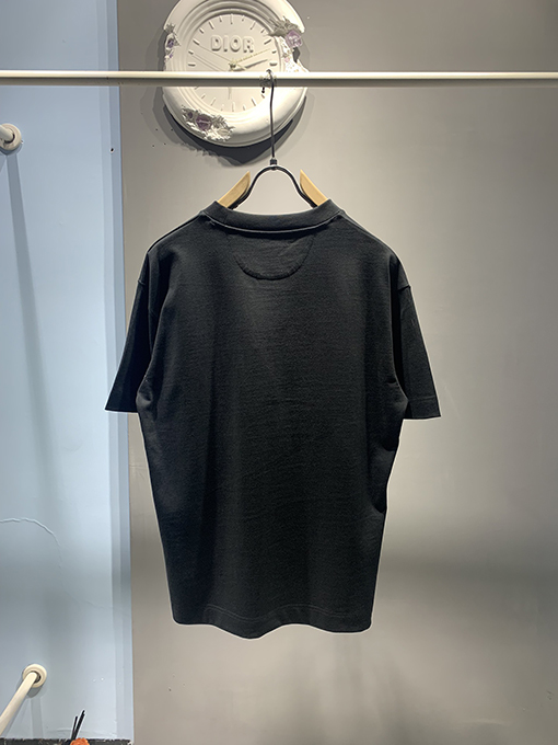 フェンディ Stripes 刺繍半袖Tシャツ