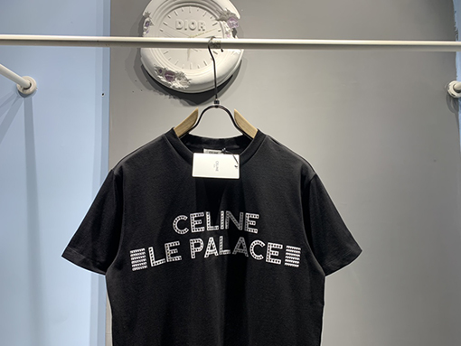 セリーヌリベット半袖Tシャツ
