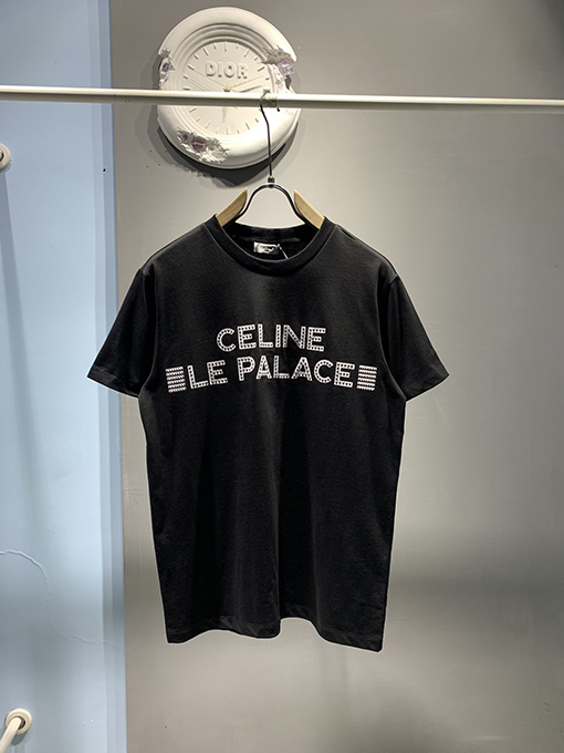 セリーヌリベット半袖Tシャツ
