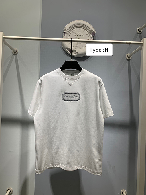 ディオール ロゴ刺繍 半袖Tシャツ  8カラー