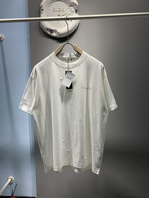 ディオール Coutureプリントダメージ半袖Tシャツ