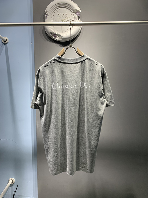 ディオール Coutureプリントダメージ半袖Tシャツ