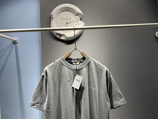 ディオール Coutureプリントダメージ半袖Tシャツ