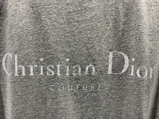 ディオール Coutureプリントダメージ半袖Tシャツ