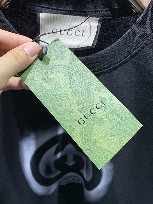 グッチダブルG落書き半袖Tシャツ