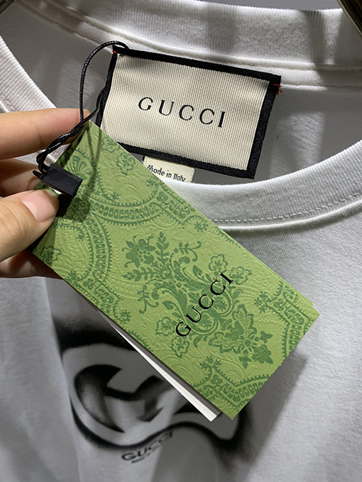グッチダブルG落書き半袖Tシャツ