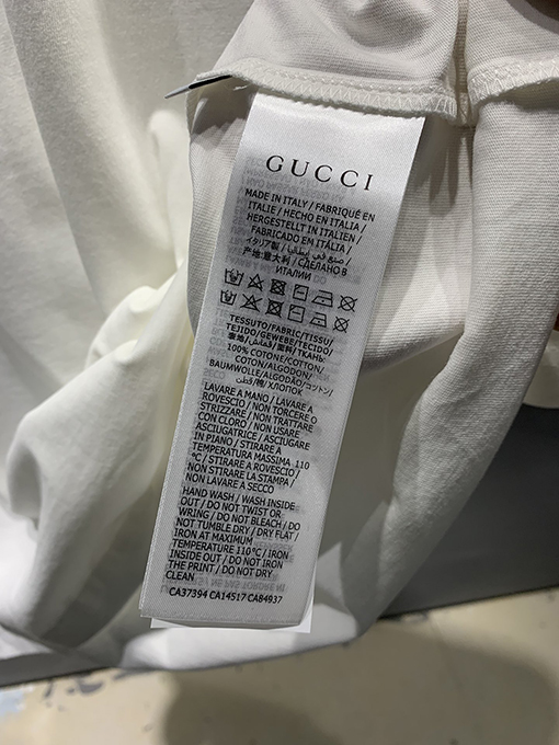 グッチダブルG落書き半袖Tシャツ