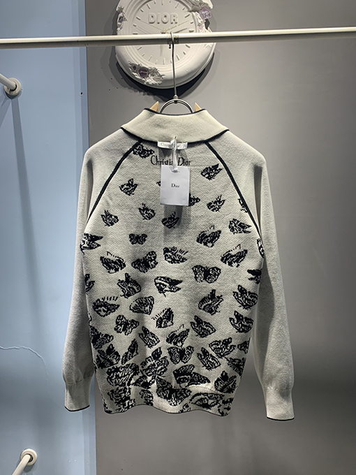 ディオール 両面 ジャケット ジャンパーカシミア