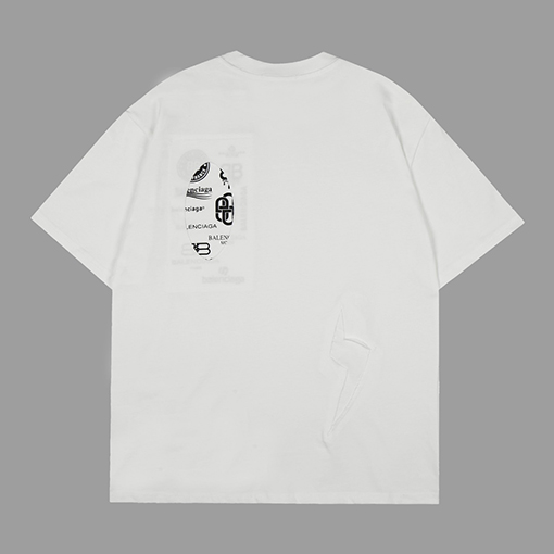 バレンシアガ ダメージウォッシング半袖Tシャツ