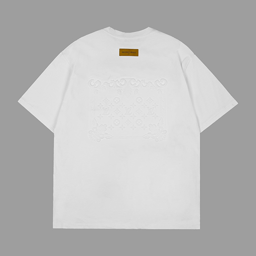 ルイヴィトン 立体 エンボス ルーズフィット 半袖Tシャツ