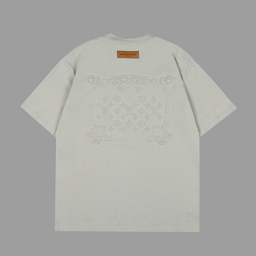 ルイヴィトン 立体 エンボス ルーズフィット 半袖Tシャツ