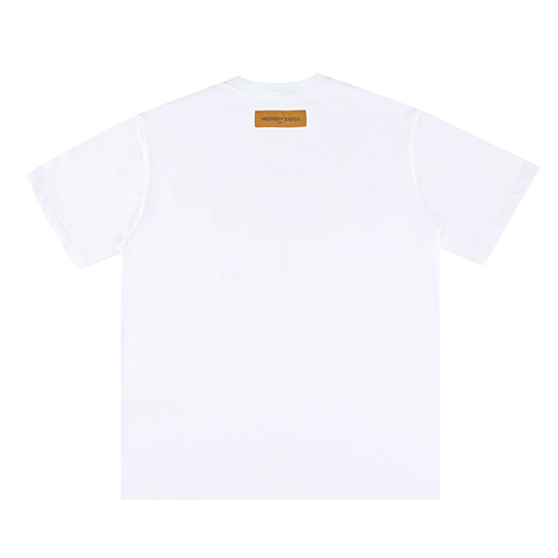ルイヴィトンのドラゴンプリント半袖Tシャツ