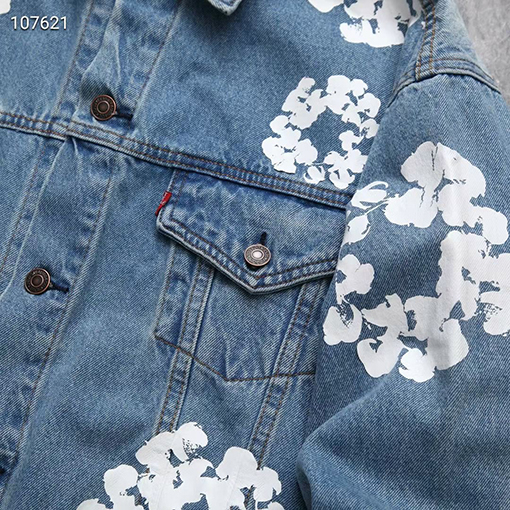 DENIM TEARSビンテージウォッシングデニムジャケット