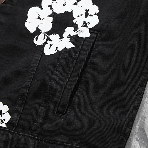 DENIM TEARSビンテージウォッシングデニムジャケット