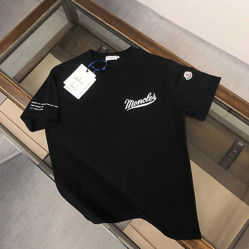 モンクレール 雪山 プリント 半袖 Tシャツ