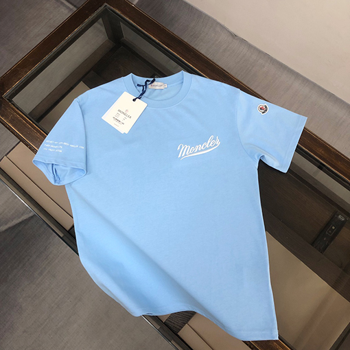モンクレール 雪山 プリント 半袖 Tシャツ