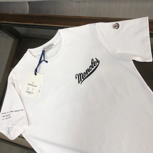 モンクレール 雪山 プリント 半袖 Tシャツ
