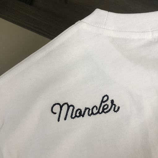 モンクレール ロゴ刺繍 半袖 Tシャツ