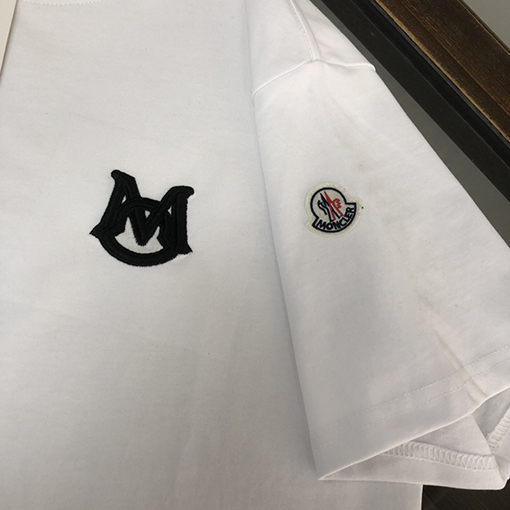 モンクレール Mロゴ刺繍 半袖 Tシャツ
