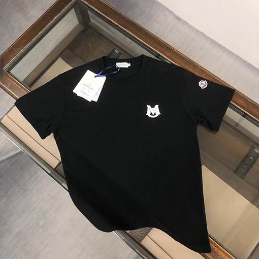 モンクレール Mロゴ刺繍 半袖 Tシャツ