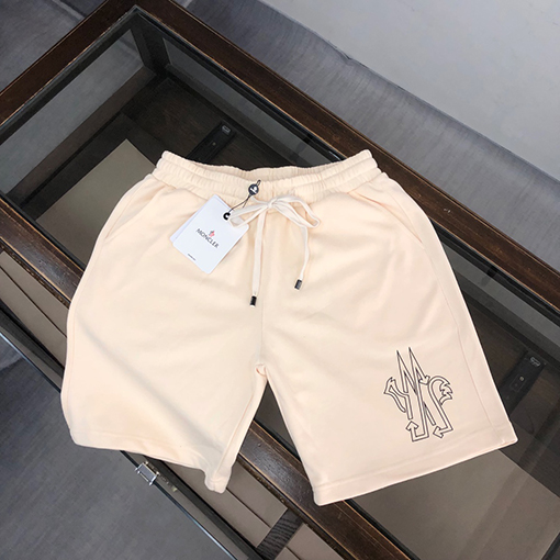 モンクレール ショートパンツ 立体プリントロゴ ボトムス