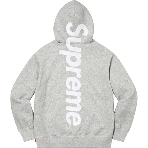 シュプリームスーパーコピー パーカー Supreme 22FW Satin Appliqué Hooded Sweatshirt背中刺繍ロゴ
