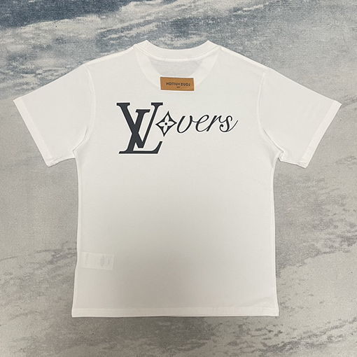 ルイヴィトン レタリング プリント 半袖 Tシャツ