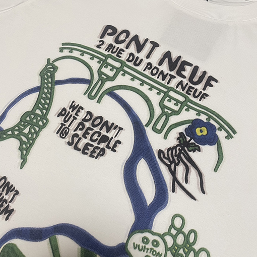 ルイヴィトン プリント 半袖 Tシャツ
