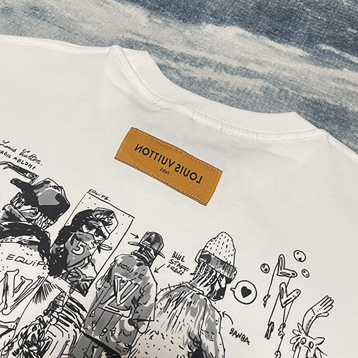 ルイヴィトンプリント 半袖 Tシャツ