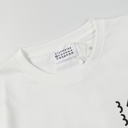 マルタンマルジェラ プリンティング半袖 Tシャツ背中 最新ロゴ
