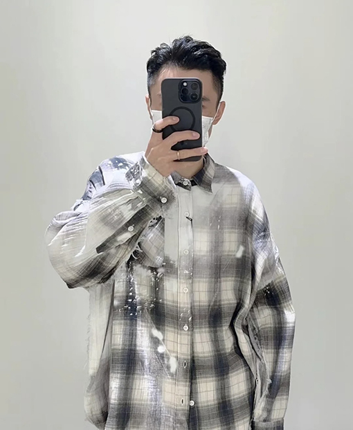 R13 チェックシャツ 人気 シャツ