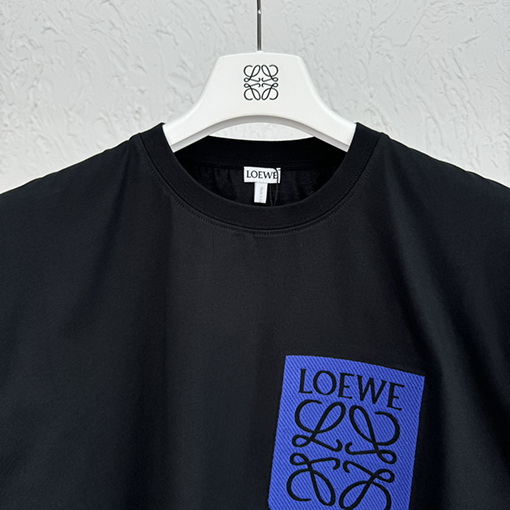 ロエベ 刺繍ロゴ 半袖Tシャツ