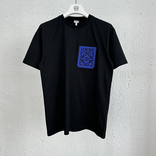 ロエベ 刺繍ロゴ 半袖Tシャツ