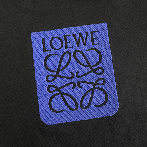 ロエベ 刺繍ロゴ 半袖Tシャツ