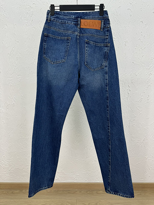 ロエベパッチワークデニムパンツ