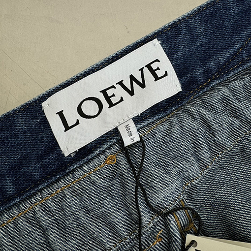 ロエベパッチワークデニムパンツ