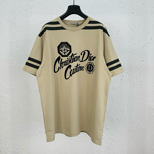 ディオール 47 刺繍ロゴ半袖Tシャツ