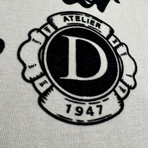 ディオール 47 刺繍ロゴ半袖Tシャツ