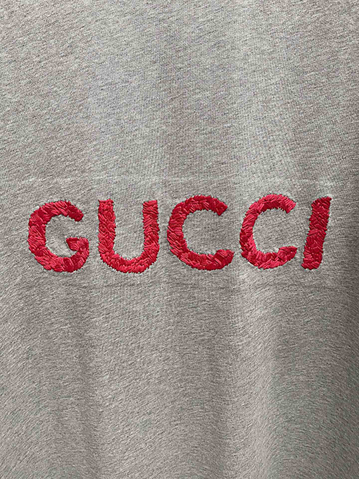 グッチ 2024 SS早春新作アルファベット刺繍半袖Tシャツ