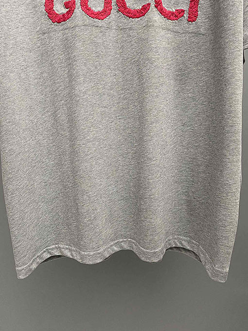 グッチ 2024 SS早春新作アルファベット刺繍半袖Tシャツ