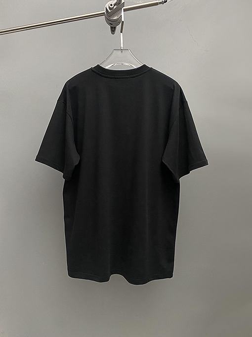 プラダ トライアングルファブリックデコレーションクルーネックTシャツ