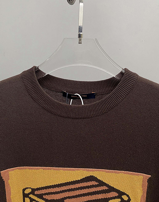 ルイヴィトン 春夏新作クルーネック半袖ニットTシャツ