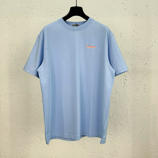 ディオール  ロゴ刺繍半袖Tシャツ