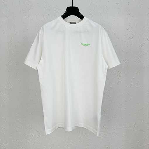 ディオール  ロゴ刺繍半袖Tシャツ