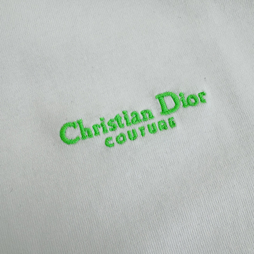 ディオール  ロゴ刺繍半袖Tシャツ