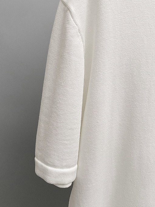ルイヴィトン時代遅れではないピン留めニット半袖Tシャツ