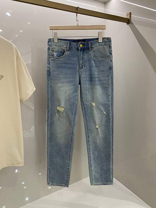 ルイヴィトン デニムパンツ 後ろロゴプリント