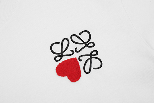 ロエベハートロゴの半袖Tシャツ