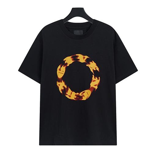 ジバンシィ炎サークルロゴプリント半袖Tシャツ