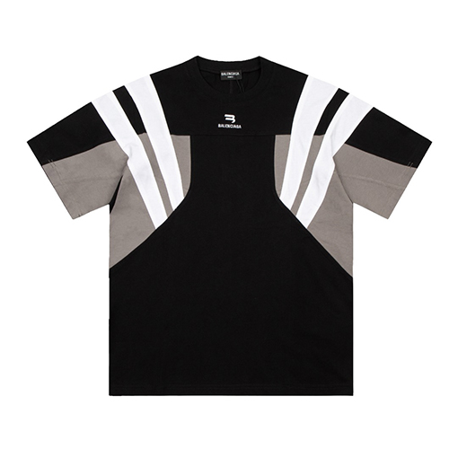 バレンシアガ イニシャルパッチ 半袖Tシャツ